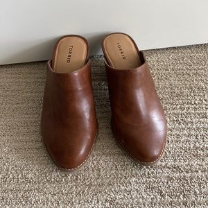 Brown Torrid mules